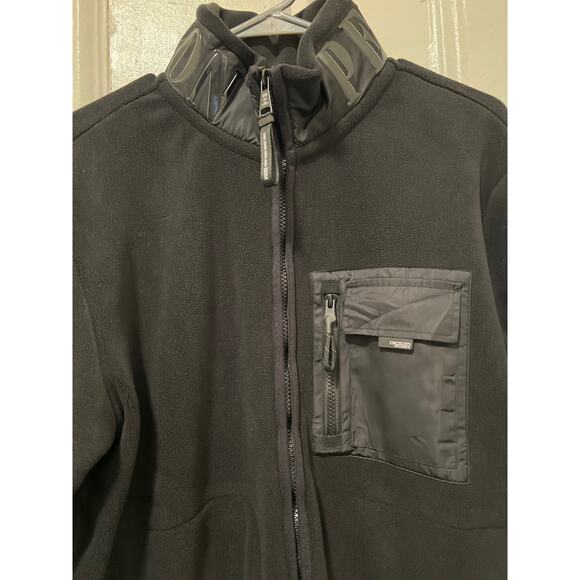 XIOS Fleece Persuasion Zip Up Sweater Jacket Black Size L - Picture 4 of 11